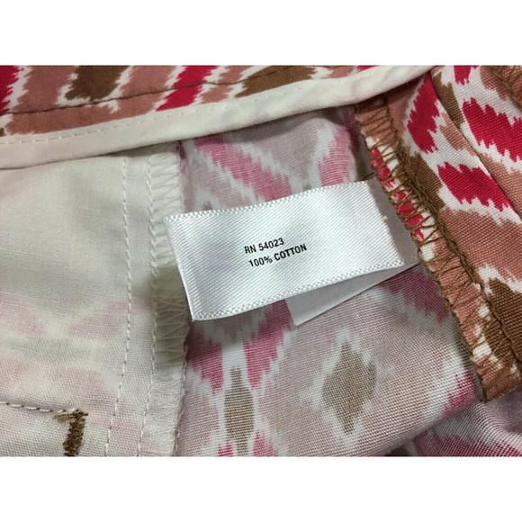 Gap Women's Size 00 Shorts Cotton Tribal Aztec Print Pink/Brown 3.5” Inseam - Picture 7 of 7